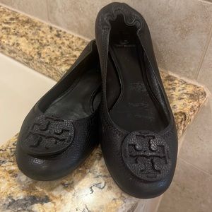 Tory Burch Leather Ballet Flats sz 9